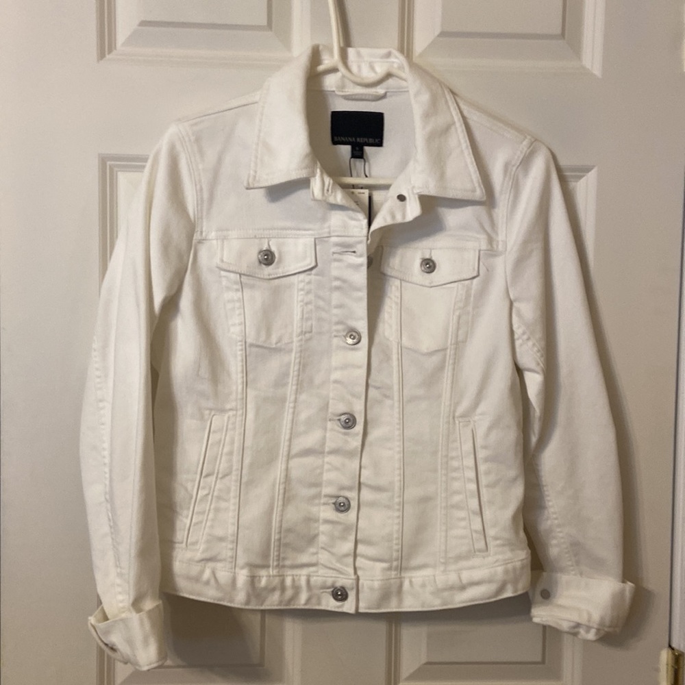NWT Banana Republic Jean Jacket Small - Picture 12 of 13
